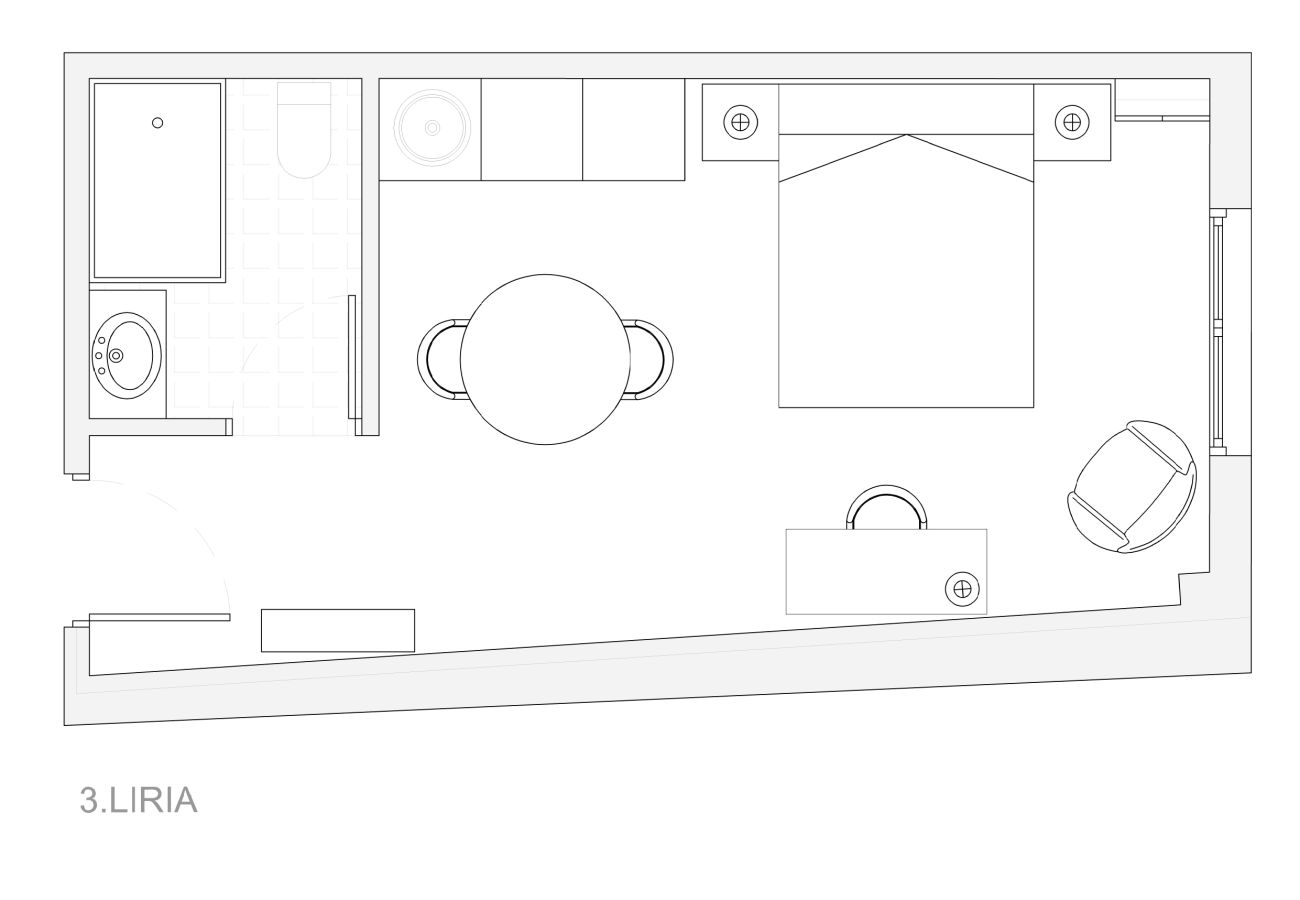 Studio à Madrid - M (DEL291º3) Liria: Un Espacio de Elegancia y Conf