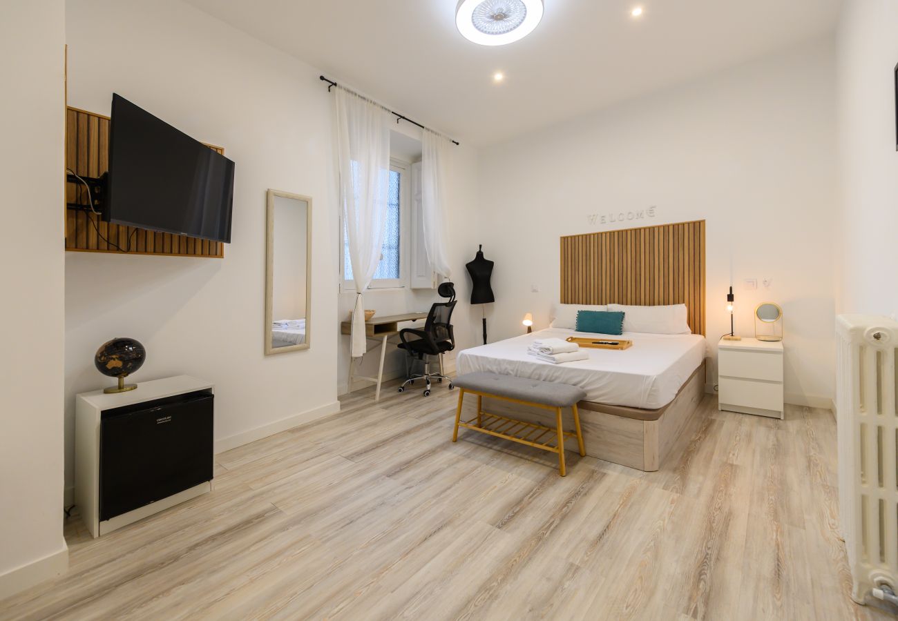 Chambres d'hôtes à Madrid - M (SBE106)Madrid: habitación con comodidad y zona