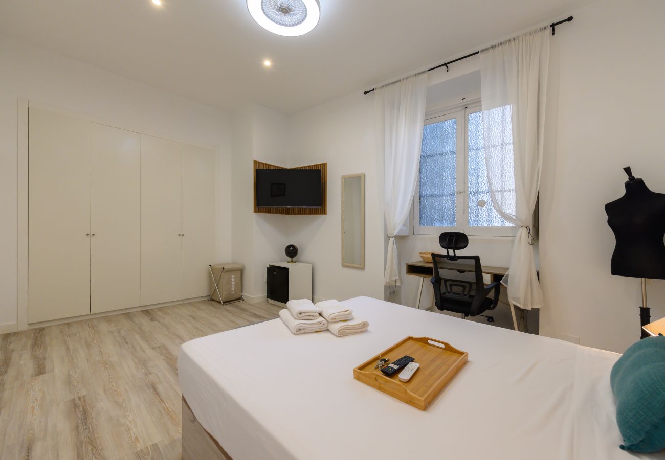 Chambres d'hôtes à Madrid - M (SBE106)Madrid: habitación con comodidad y zona