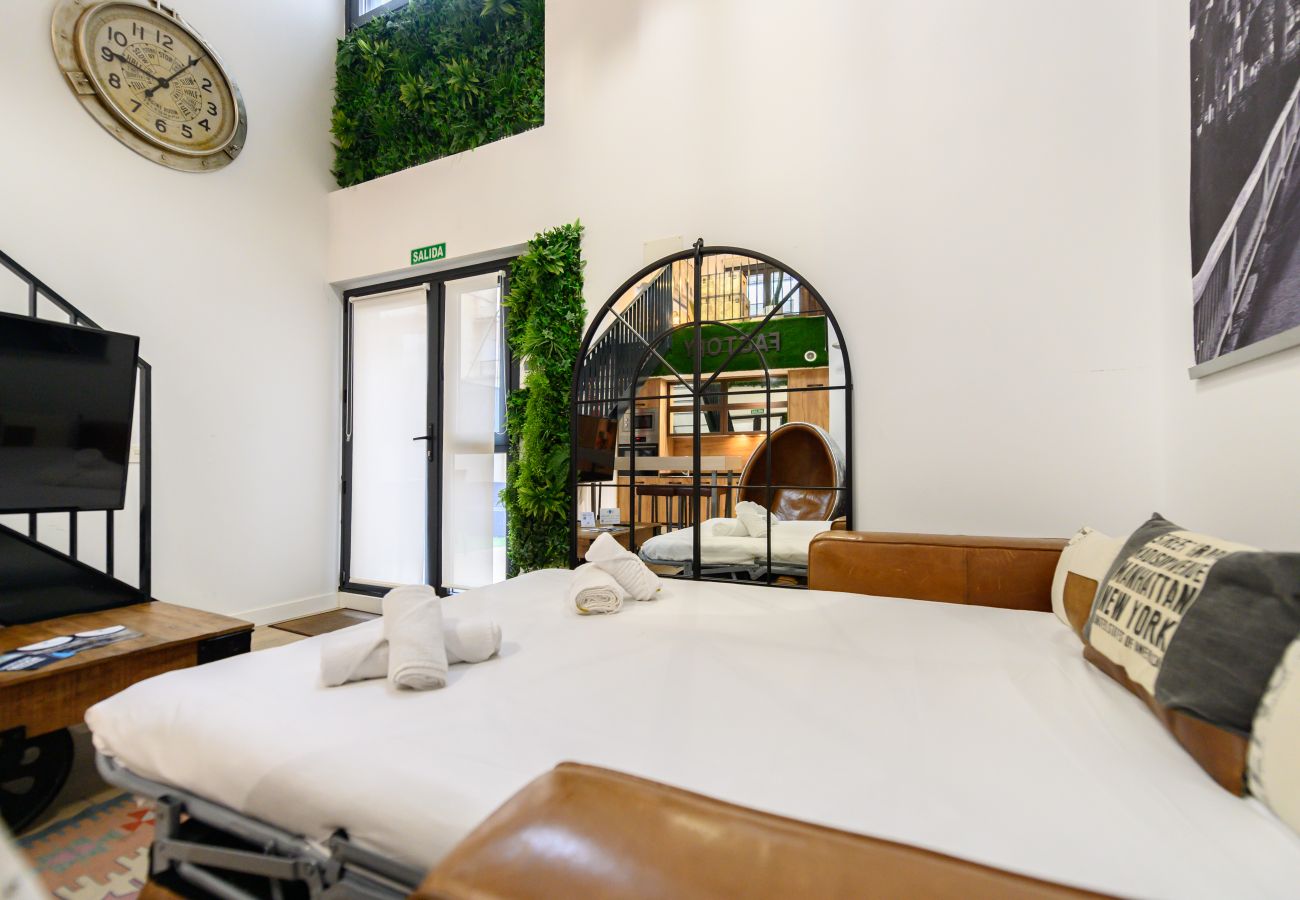 Appartement à Madrid - M (ALG310B) Amplio y moderno Loft con terraza priv