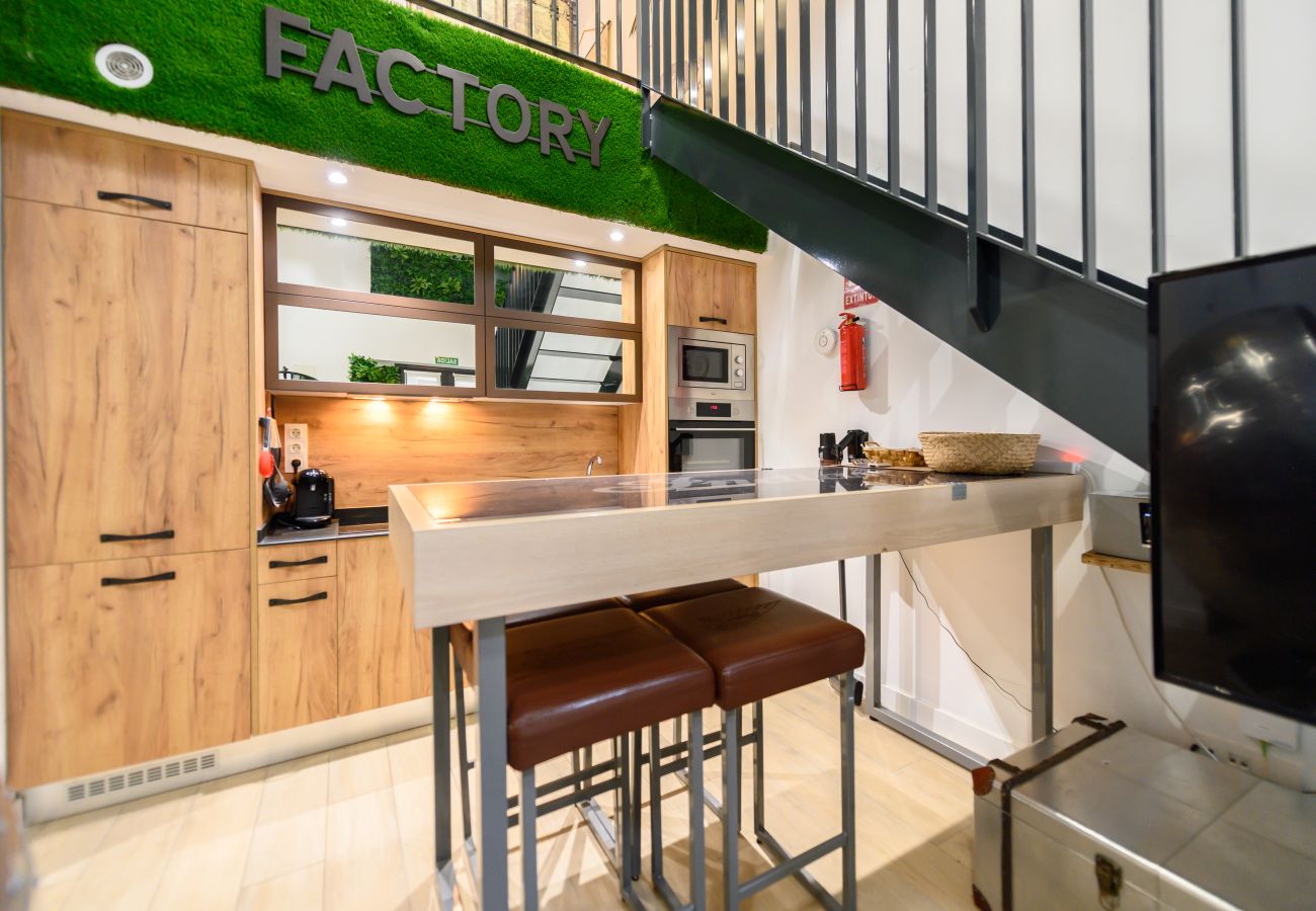 Appartement à Madrid - M (ALG310B) Amplio y moderno Loft con terraza priv
