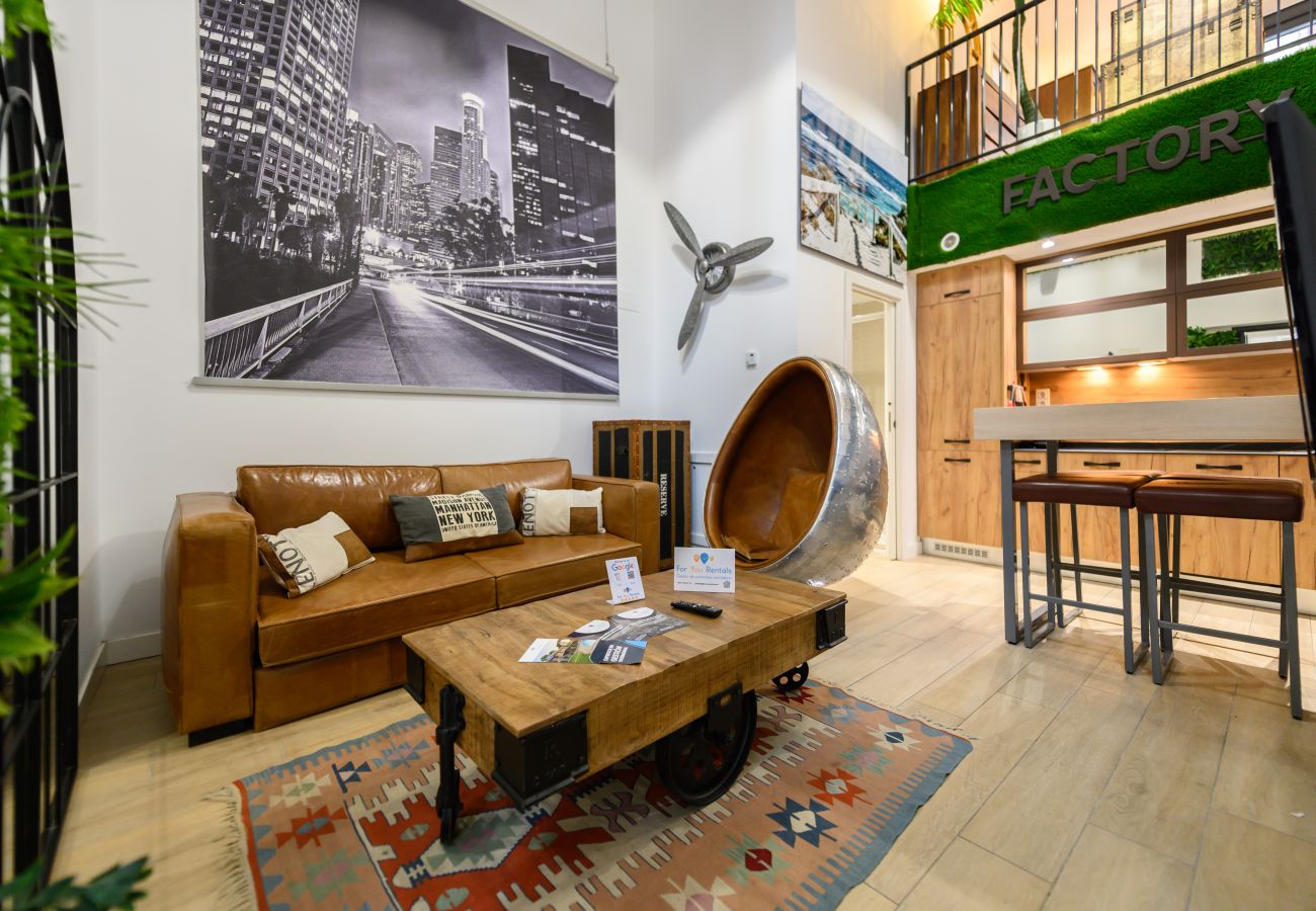 Appartement à Madrid - M (ALG310B) Amplio y moderno Loft con terraza priv